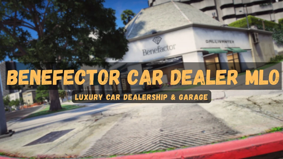 Benefector Car Dealer MLO FiveM – Car Dealership & Garage